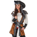 Déguisement Pirate avec gilet femme