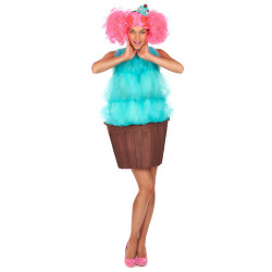 Déguisement cupcake turquoise femme Jadeo