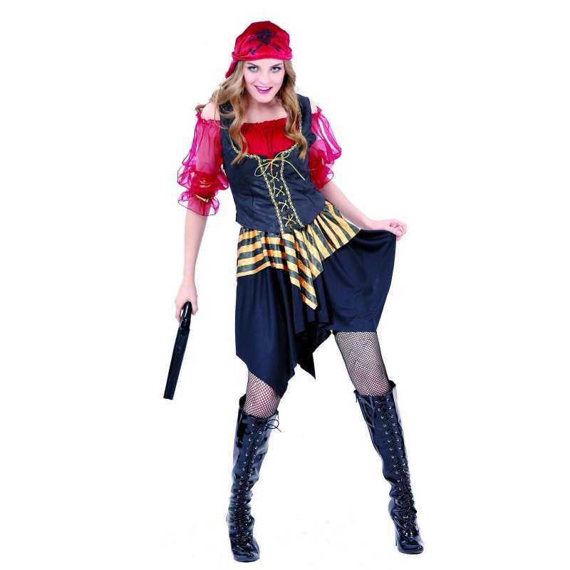 Déguisement pirate avec tulle femme