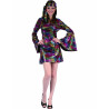 Déguisement disco multicolore femme Jadeo