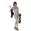 Déguisement charleston argent femme Jadeo