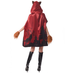 Déguisement chaperon loup garou femme Jadeo