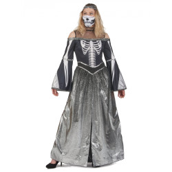 Déguisement princesse squelette femme Jadeo