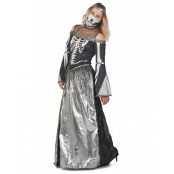 Déguisement princesse squelette femme Jadeo