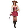 Déguisement pirate bordeaux sexy femme Jadeo