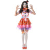 Déguisement clown à  pois coloré femme Jadeo
