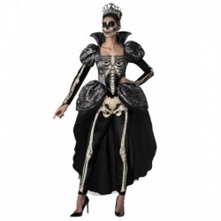 Déguisement reine squelette luxe femme
