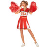 Déguisement pompom girl USA rouge femme Jadeo