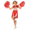 Déguisement pompom girl USA rouge femme Jadeo