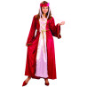 Déguisement rouge reine médiévale femme Jadeo