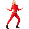 Déguisement espionne de choc rouge femme Jadeo