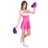 Déguisement pompom girl rose CHEERS femme Jadeo
