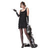 Déguisement Charleston noir brillant femme Jadeo