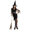 Déguisement sorcière manches en tulle femme Halloween Jadeo