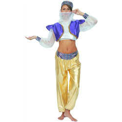 Déguisement danseuse orientale coloré femme Jadeo
