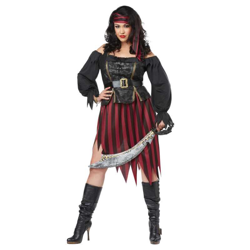 Déguisement pirate grande taille luxe femme