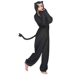 Déguisement combinaison panthère noire femme Jadeo