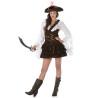 Déguisement pirate effet peau de chamois femme Jadeo