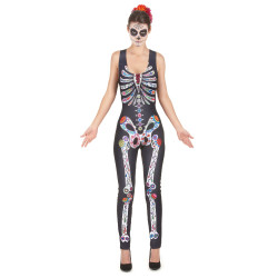 Déguisement Squelette Dia de los muertos femme Jadeo