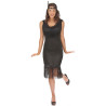 Déguisement grande taille robe Charleston noire femme Jadeo