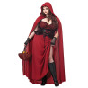 Déguisement Petit chaperon rouge gothique grande taille femme Jadeo