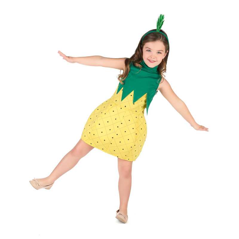 Déguisement robe ananas fille