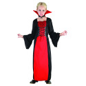 Déguisement vampire long fille Halloween Jadeo