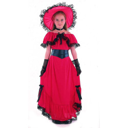 Déguisement Scarlett rouge fille Jadeo
