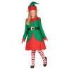 Déguisement robe elfe de Noël fille Jadeo
