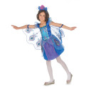 Déguisement paon à paillettes fille Jadeo