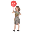 Déguisement clown terrifiant gris fille Jadeo