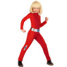 Déguisement espionne de choc rouge fille Jadeo
