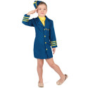 Déguisement uniforme hÃ´tesse de l'air fille