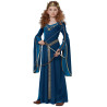Déguisement princesse médiévale velours luxe fille Jadeo