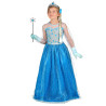 Déguisement et accessoires de princesse des glaces bleue fille Jadeo
