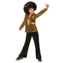 Déguisement Disco Or Sequins Garçon Jadeo