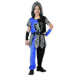 Déguisement Chevalier Bleu et noir Garçon Jadeo