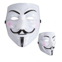 Masque Anonymous Blanc Adulte