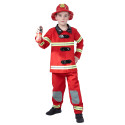 Déguisement pompier rouge enfant Jadeo