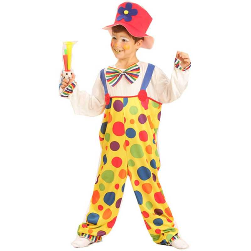 Déguisement clown à  pois enfant