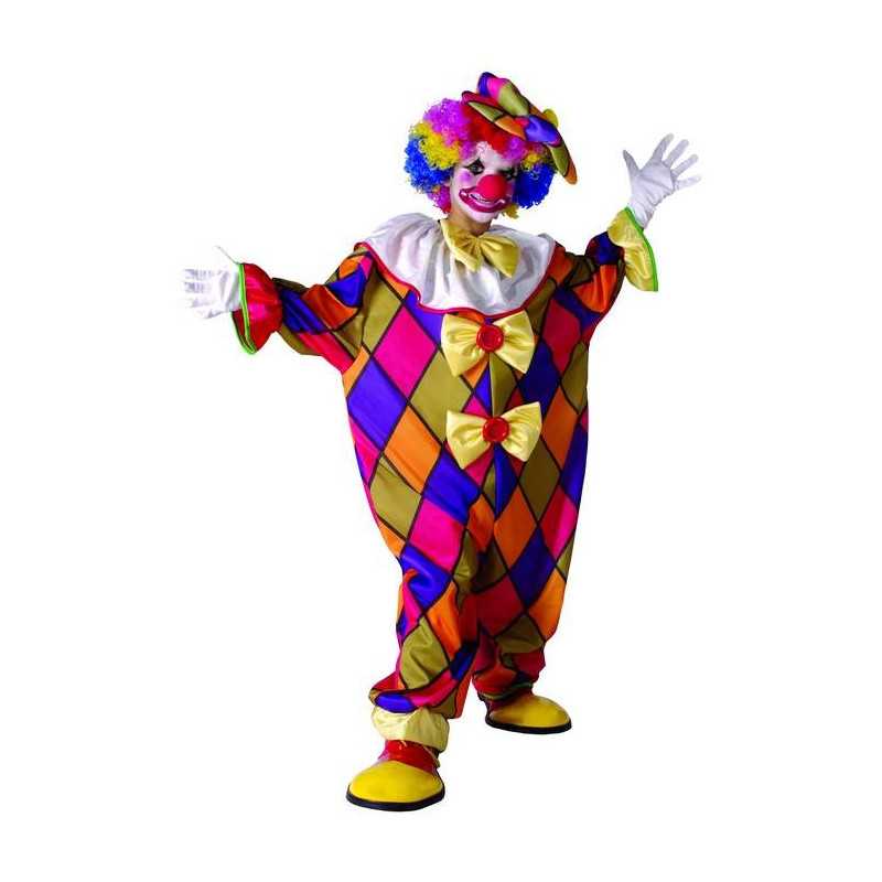 Déguisement Clown à  carreaux enfant