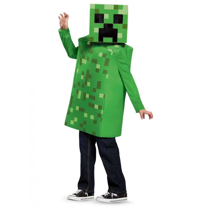 Déguisement Creeper Minecraft luxe enfant