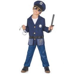 Déguisement avec accessoires policier enfant Jadeo