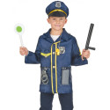 Kit déguisement et accessoires de policier enfant