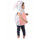 Déguisement lapin blanc et rose sans manches enfant