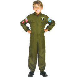 Déguisement pilote de chasse garçon Jadeo