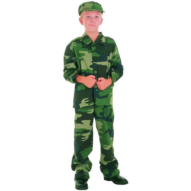 Déguisement militaire camouflage garçon