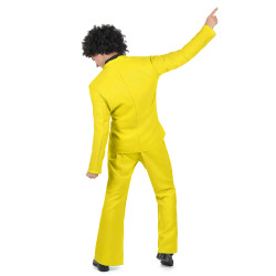 Déguisement disco jaune adulte Jadeo