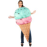 Déguisement glace en cornet adulte Jadeo