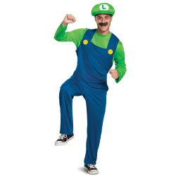 Déguisement Luigi classique adulte Jadeo